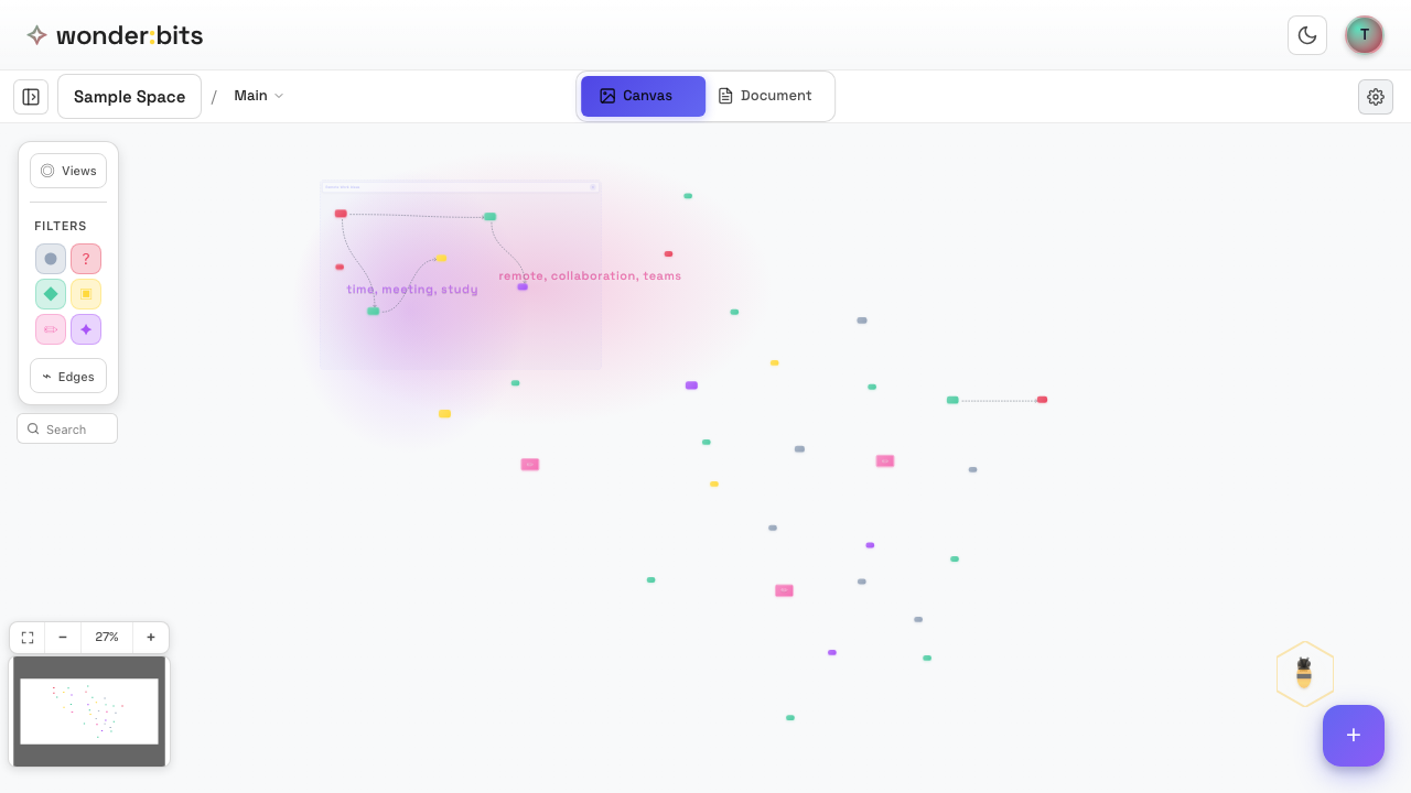 Switching back to Canvas view